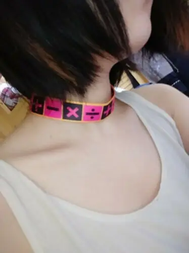 Ожерелье чокер из аниме Невероятные приключения Джоджо|Реквизит для костюмов| |