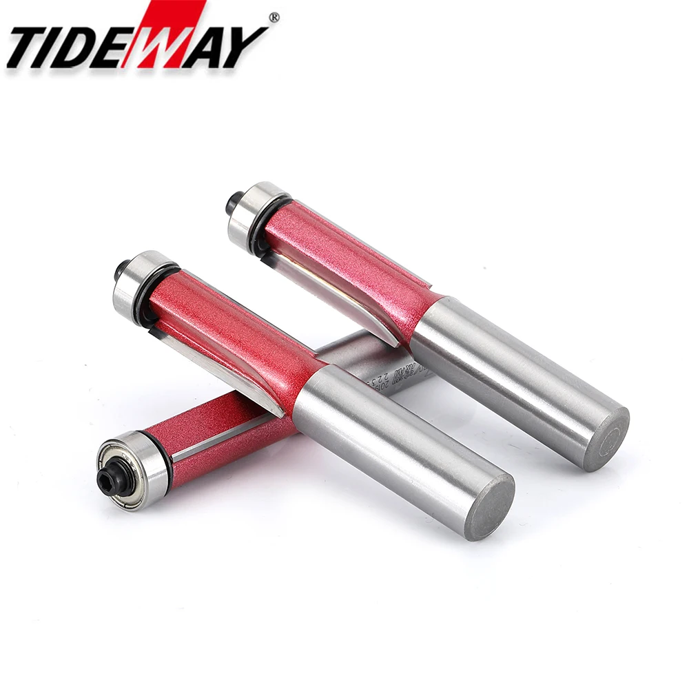 Tideway Фрезерные фрезы с подшипником для деревообработки 1/2 1/4|Фреза| |