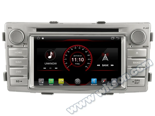 6 2 &quotAndroid 9 0 OS автомобильный DVD Мультимедиа gps радио для Toyota Hilux 2012 2015 &amp Fortuner с 128 Гб