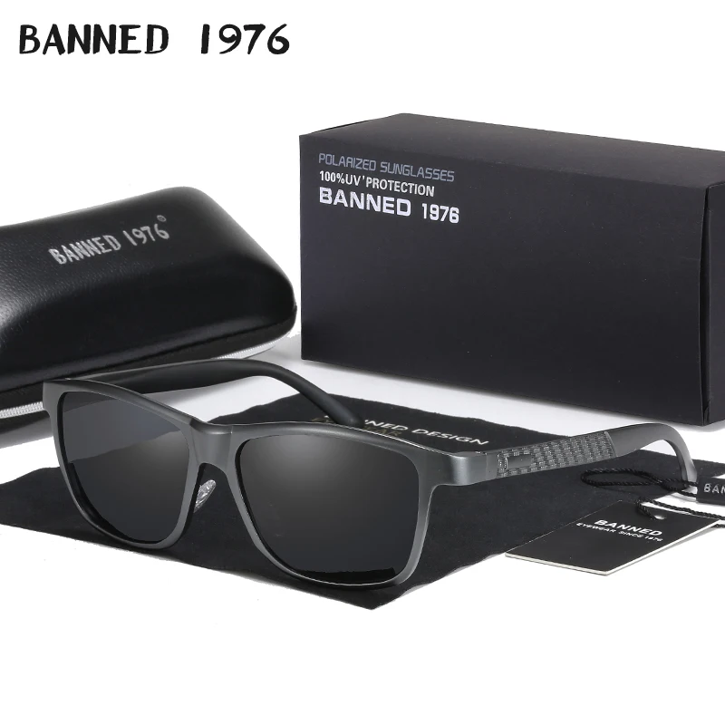 Мужские солнцезащитные очки из алюминия и магния качественные зеркальные с