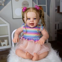 hoomai 60cm hand rooted hair reborn doll yannik lifelike soft touch cuddly baby gift for girls