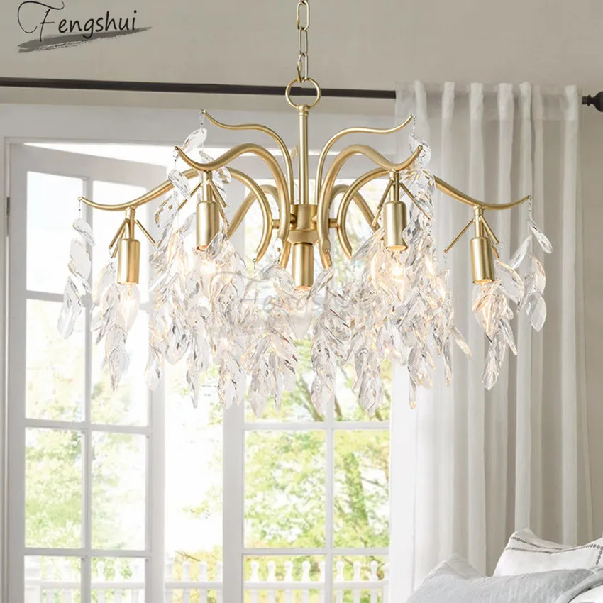 Светильник в Европейском стиле роскошные хрустальные люстры светодиодный