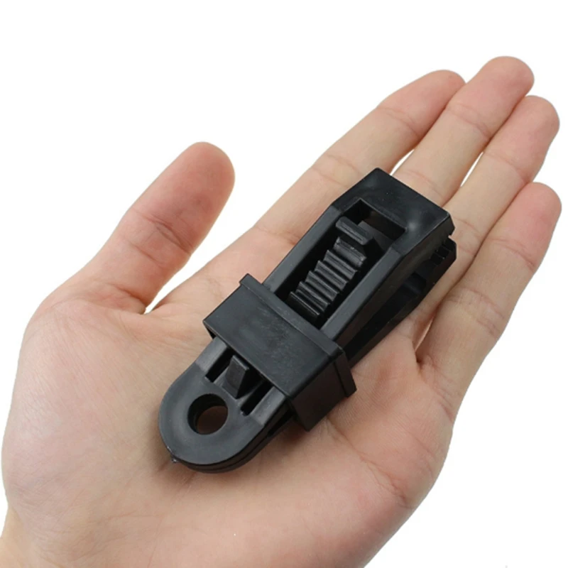

50Pcs Canopy Clip Outdoor Wind Rope Clamps Awning Wind Rope Awning Clamp Camping Nylon Clip Camping Tent Accessories
