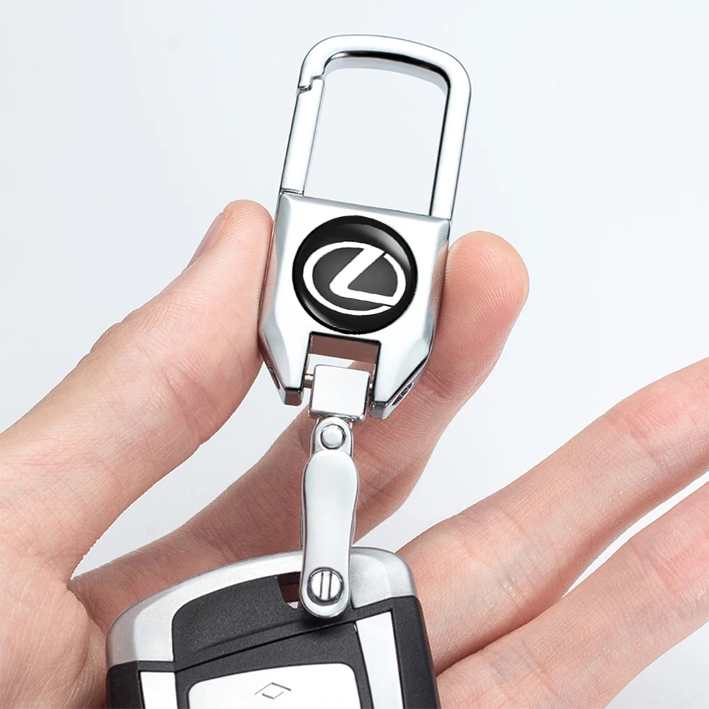 1 Автомобильный металлический брелок кольцо для ключей Чехол автомобильного