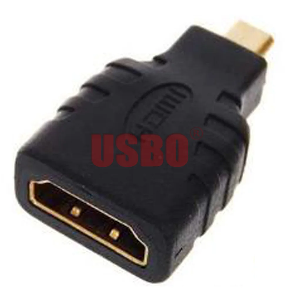 Высокое качество Черный 1 4 в позолоченный HDMI кабель передачи данных разъем Micro