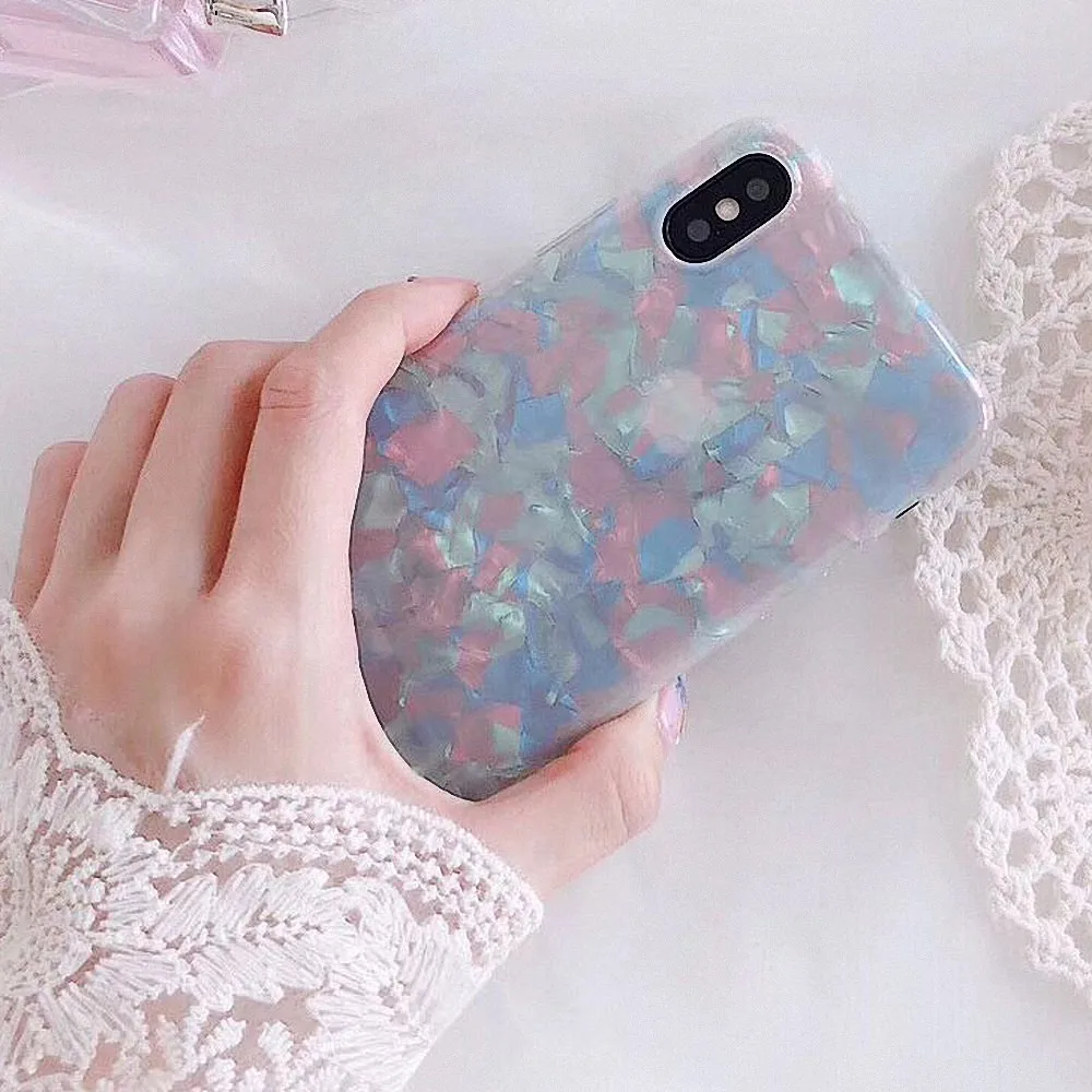 Чехол для iPhone X Xr Xs 11 Pro Max 8 7 6S 6 Plus 12 Mini Luxury Elegant Bling Silicone Shockproof Soft Bumper Protective Cover Coque.