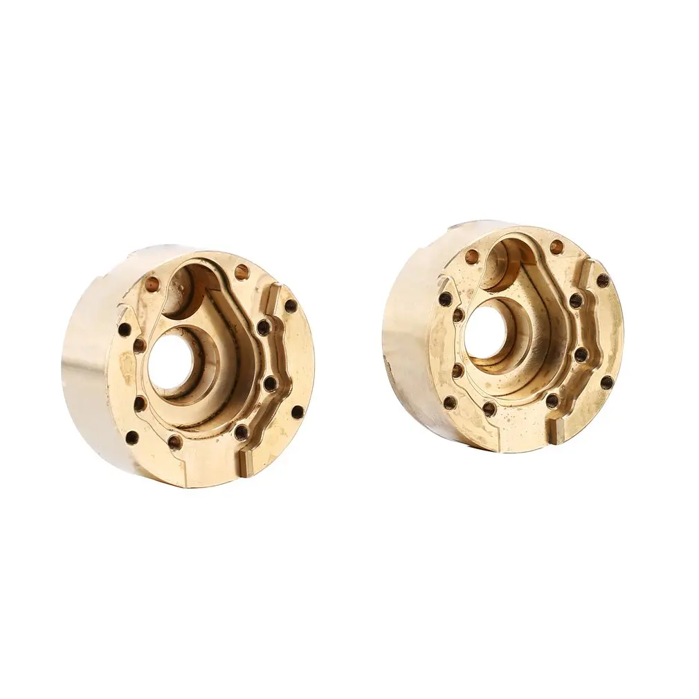 

2pcs T4 Brass Counterbalance Weight Portal Drive Housing For 1:10 Remote Control Crawler Traxxas TRX-4