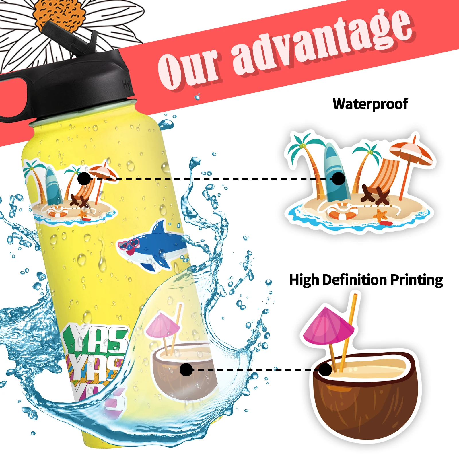 Наклейки-граффити Я сейчас медсестра 10/50 шт. |