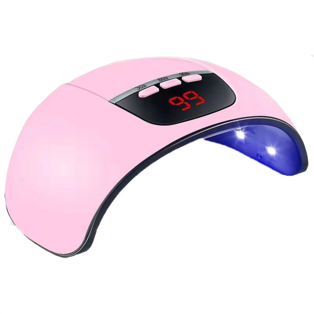 

Ho UV LED Nail Lamp Portable 48W 15 LEDs Nail Dryer Nail Polish Curing Lights for Fingernails Toenails Makeup Home Salon