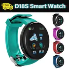 Водонепроницаемые Смарт-часы D18S BT4.0, измерение артериального давления, пульса, сна, спортивный фитнес-трекер, браслет для IOS и Android