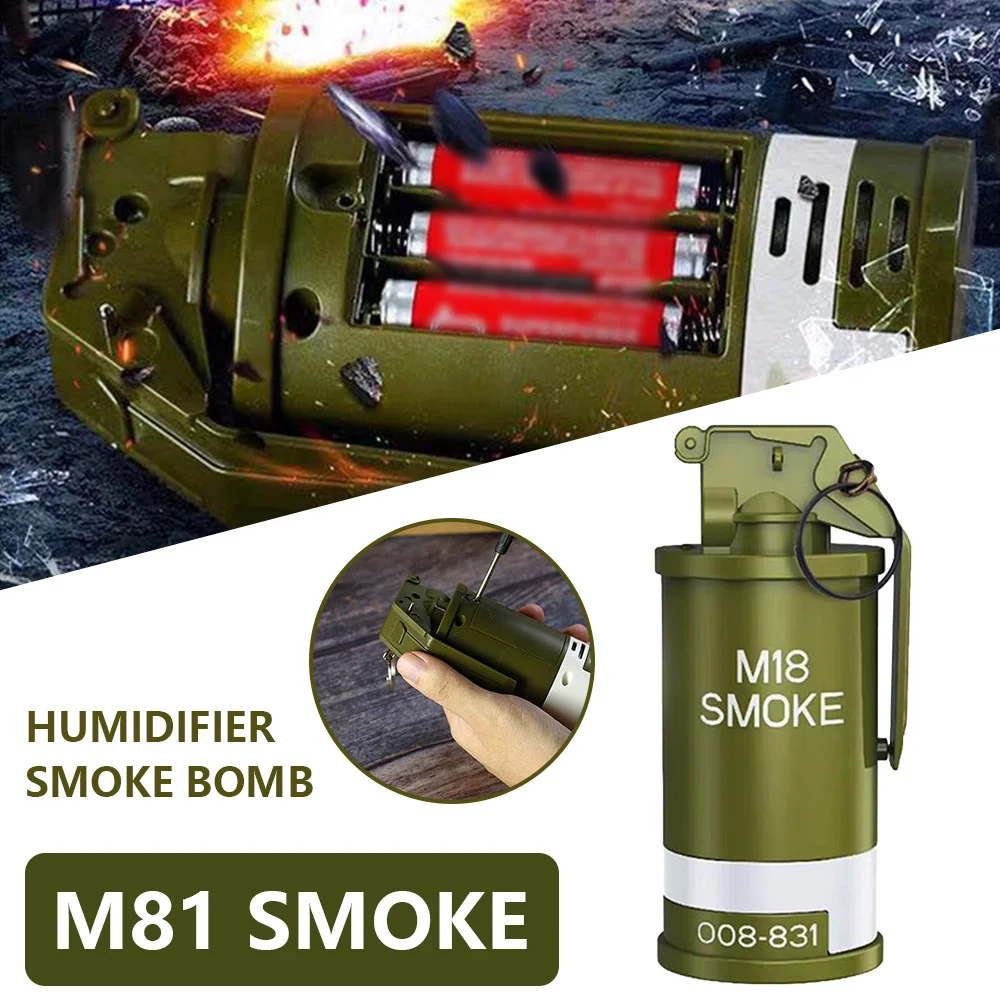 

Увлажнитель воздуха, бомба, тактическая охотничья Водяная бомба, Мина, игрушка, имитация звука светильник вая граната, забавная игрушка для ...