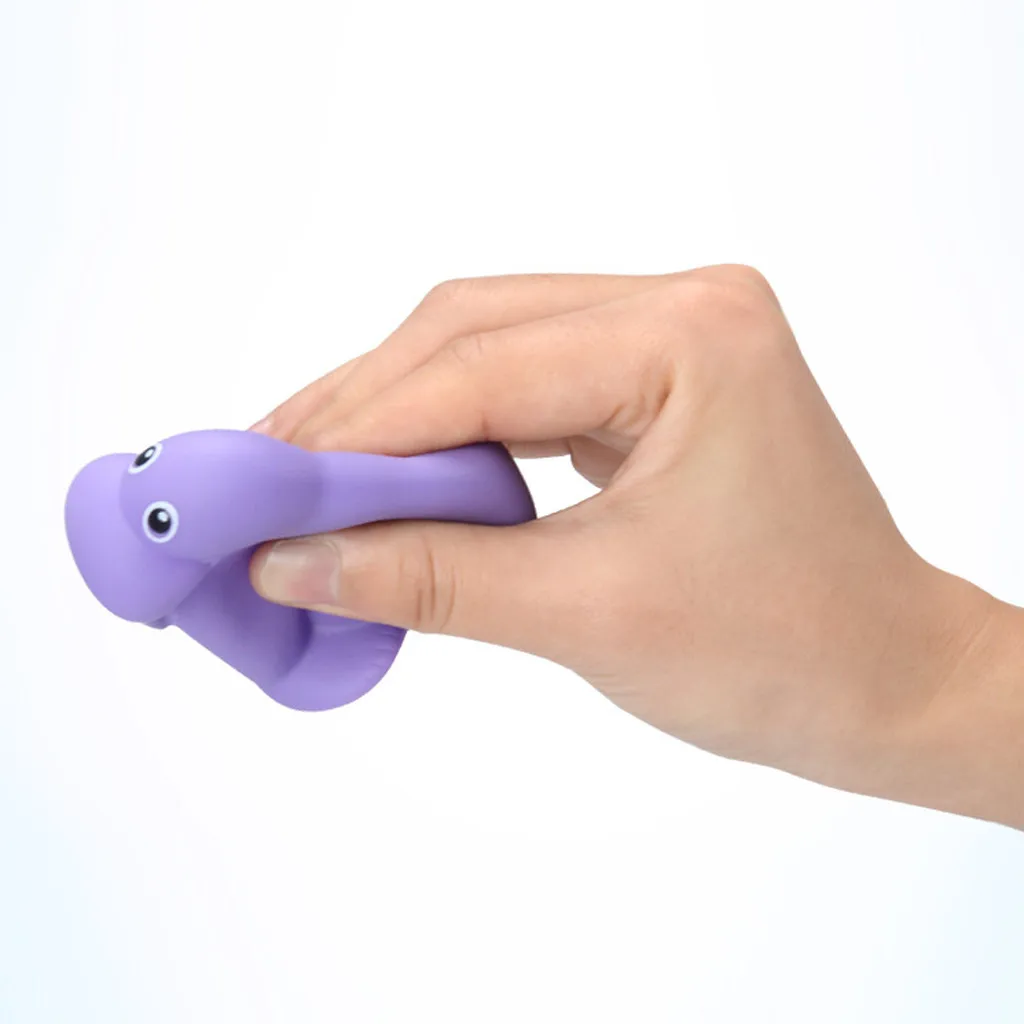 Bath Toy Baby Shower Floating Soft Rubber Animal Water Bathtub Splash Net 7 Pack Y115 |