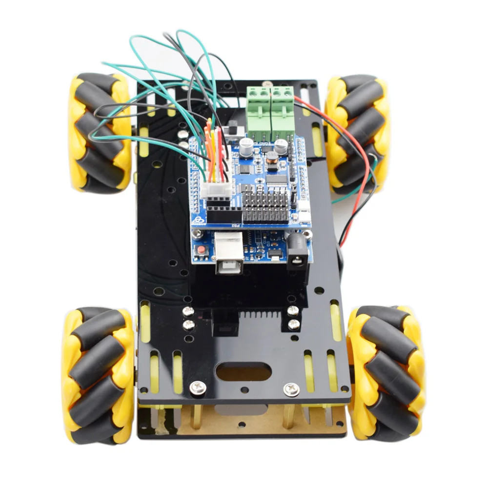 Новый стиль мини Arduino RC Mecanum колесо Omni робот автомобиль шасси комплект с TT Мотором
