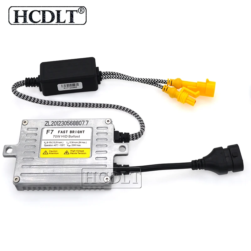 HCDLT 12 В ксеноновый реактор 70 Вт DLT F7 Быстрый Яркий старт тонкий балластный блок
