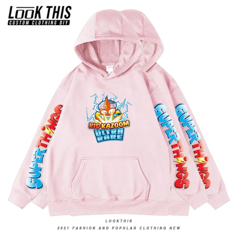 

Superzings Hot Teens Hoodies Youth Pullover Hoody Boys/Girls Sportswear Kids Kawaii Anime Sweatshirt Hoodie Children's Clothing