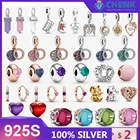 Ко Дню Святого Валентина 2021 коллекция бисера непосредственное производство на фабрике 925 серебряные подвески с оригинальным логотипом сковорода Подвески Fit Браслет