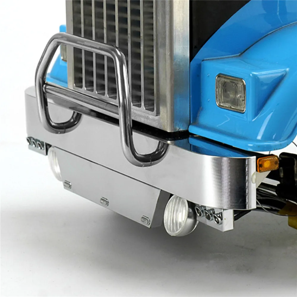 LESU модель металлический передний бампер светильник 1:14 RC DIY Тамия Кинг Hauler трактор
