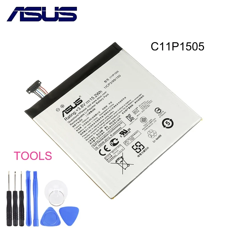 Оригинальный аккумулятор ASUS C11P1505 для планшетного ПК Asus ZenPad 8 0 Z380KL Z380C Z380CX P022 P024 4000