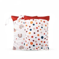 coola peach washable reusable diaper wetbag waterproof dry wet nappy bag for travel