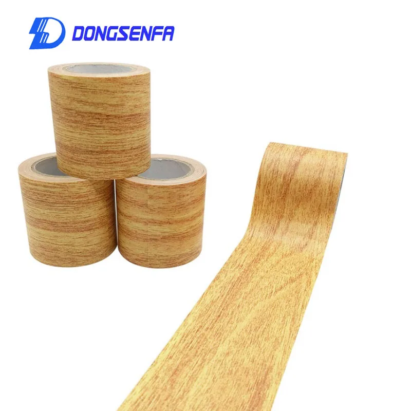 same like picture DONGSENFA 1 рулон 5,7 см* 4,6 м деревянная зернистая кожа клейкая лента диван напольная Мебель Ногами линия ремонт лента декоративная лента - Цвет: same like picture