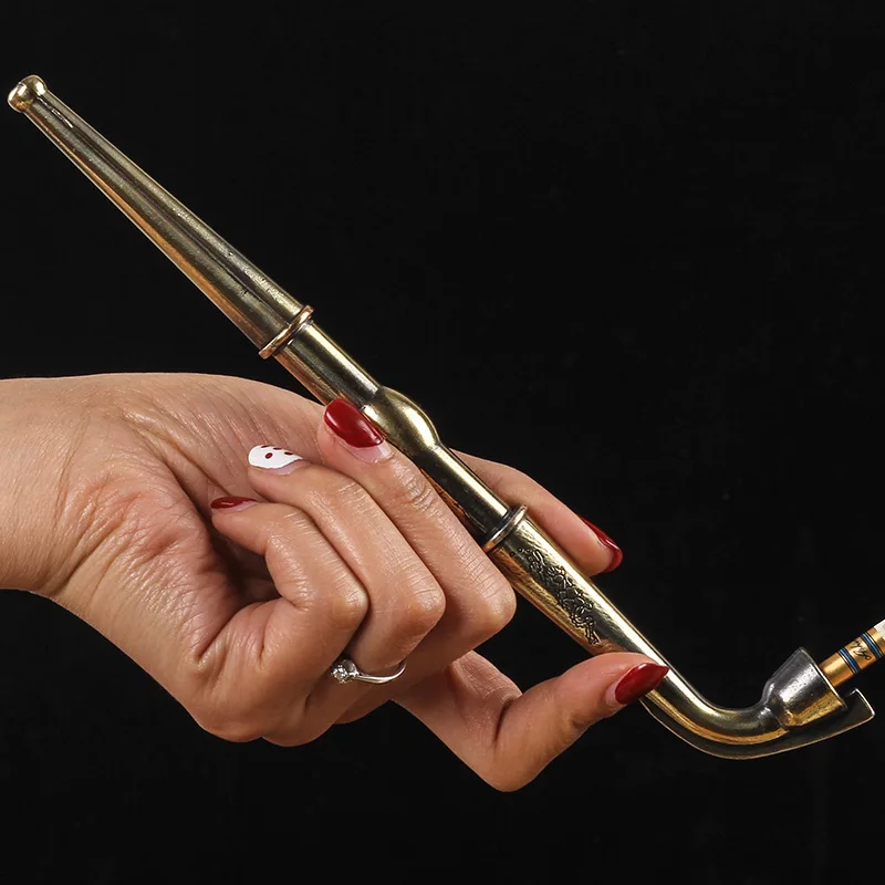 Ручная трубка из медного сплава для курения табака трубки домашвечерние НКИ