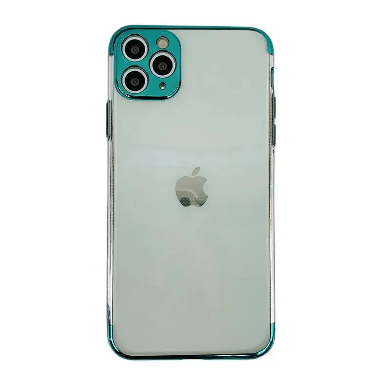 Прозрачный чехол для Apple iPhone 11 Pro Max Мягкий бампер с покрытием защита объектива