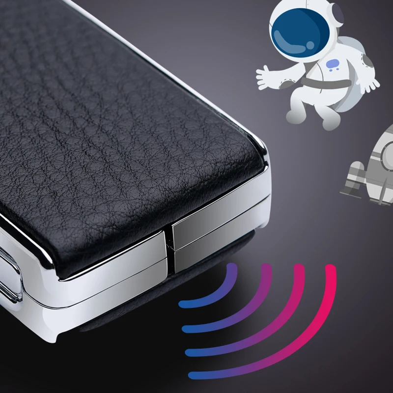 Металлический кожаный чехол для автомобильного ключа Volvo XC40 XC60 S90 XC90 V90 T5 T6 T8