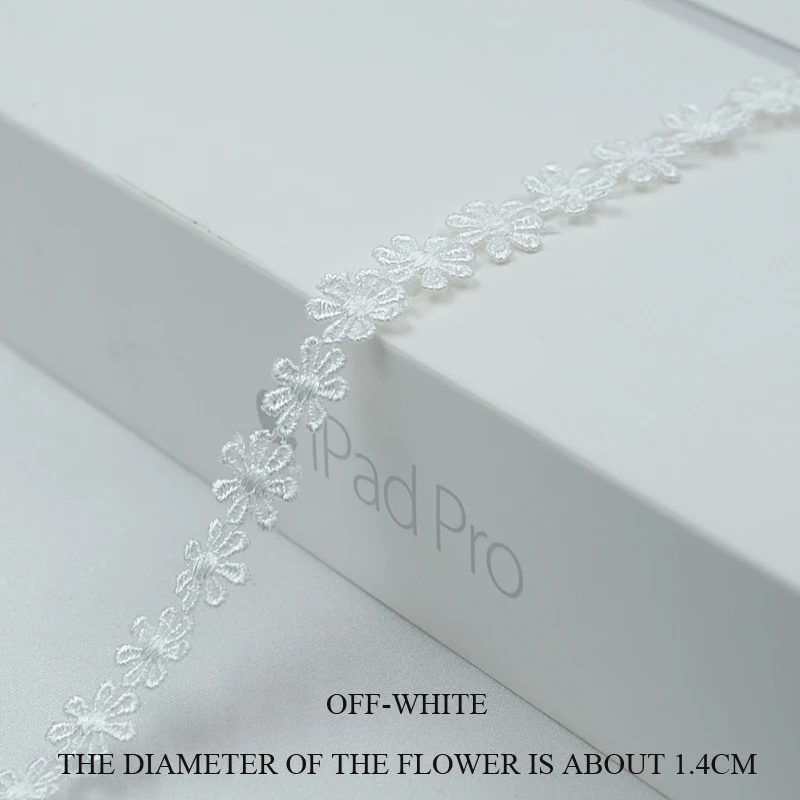 1 ярд вышивка кружевной ткани 4 см отделкой гипюровые ленты Набор для творчества