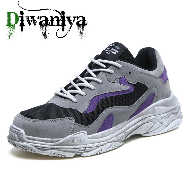 Diwaniya Four Seasons Youth Fashion Trend Shoes Men Casual Ins Hot Sell Sneakers Men New Colorful Dad Shoes Male Big Size 36-45