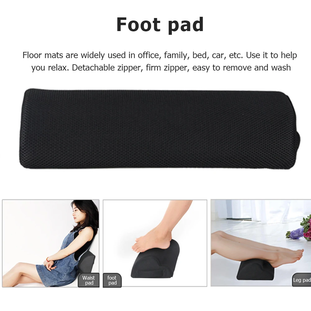 

Practical Feet Pillow Relaxing Cushion Support Foot Rest Under Desk Feet Stool for Office Work Travel Footrest Massage