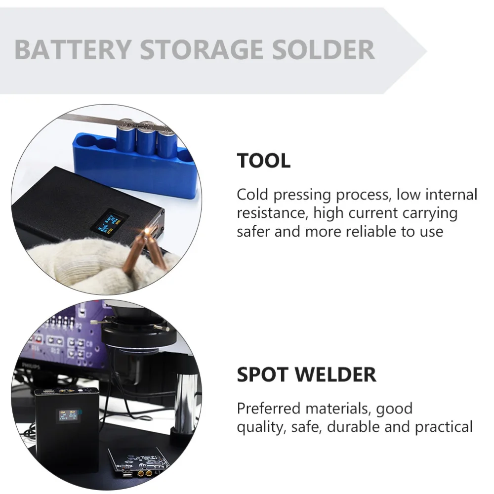 

1 Set Mini Battery Storage Welder Spot Welding Machine Durable Spot Welder