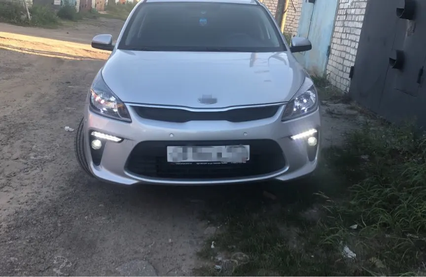 For kia rio k2 2017 2018 Waterproof LED Daytime Running Light DRL Fog Lamp with turn indicator | Автомобили и мотоциклы