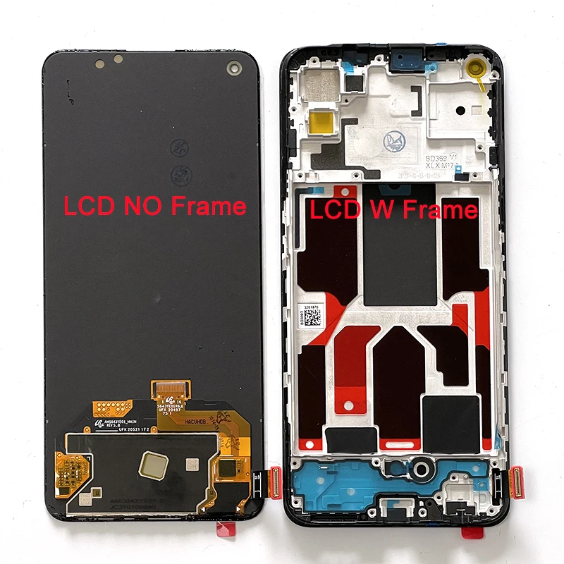 Pantalla LCD Original de 6,43 "para Oppo K9 PEXM00, digitalizador de Panel de pantalla t&aacute;ctil para Oppo K9 K 9, montaje de Marco-0