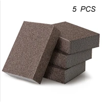 5pcs thicken sponge rust remover cleaning multi functional abrasive emery