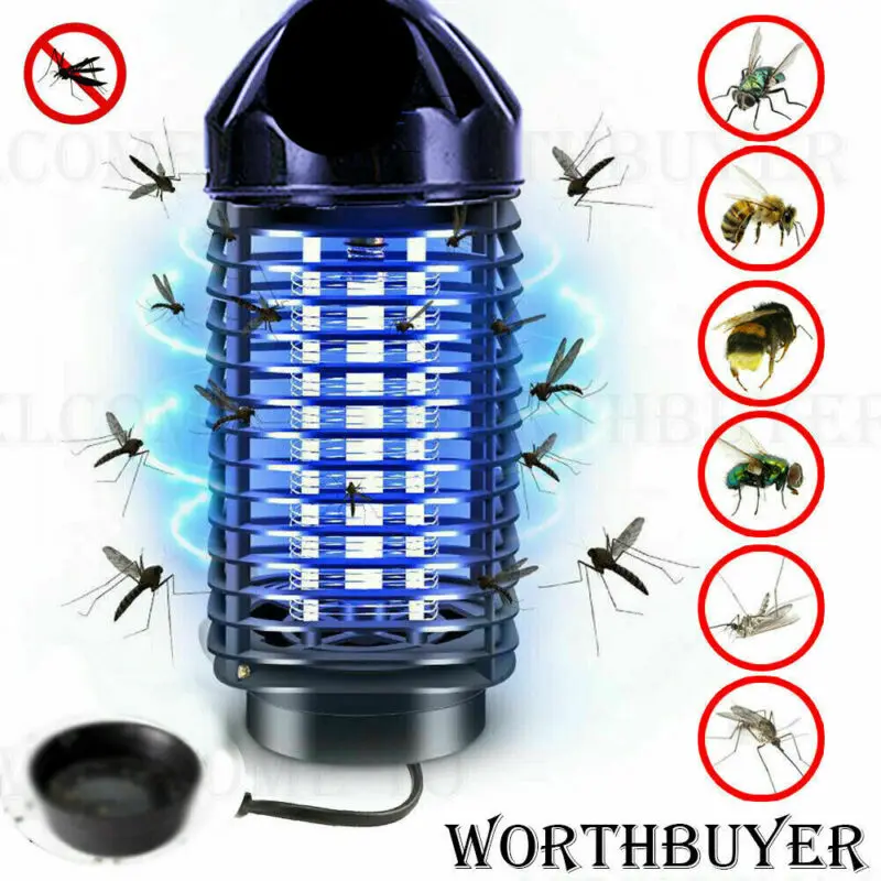 Electric UV Mosquito Killer Lamp Outdoor Indoor Fly Bug Insect Zapper Trap US/EU | Дом и сад