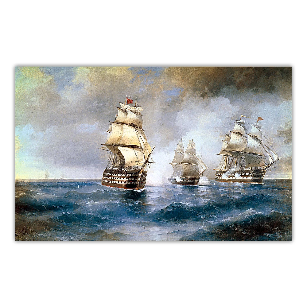 Картины айвазовского бриг меркурий