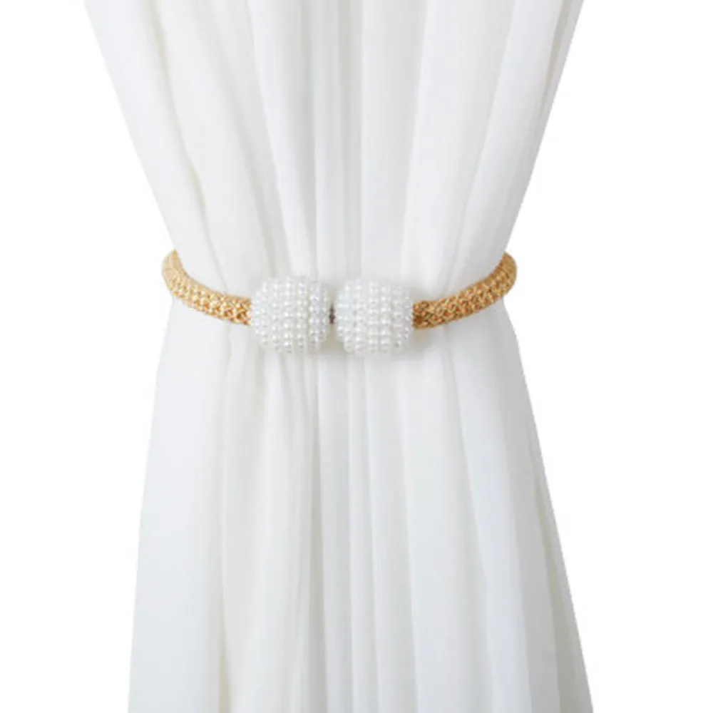 Перламутровый магнитный зажим для штор держатели зажимы подвешивания шаровая