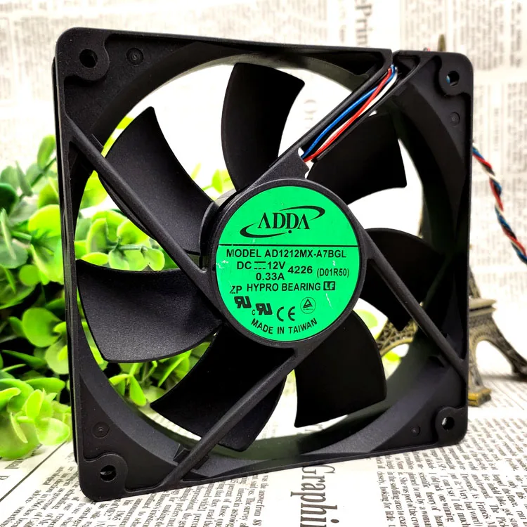 

Новинка/AD1212MX-A7BGL 12V 0.33A 12025 12 см защиты электродвигателя Вентилятор охлаждения