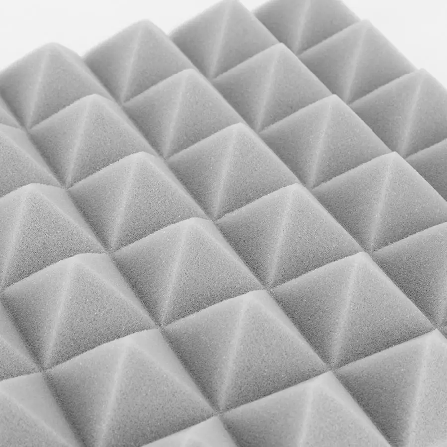 6Pcs Pyramid Shape Sound-Absorbing Foam Acoustic Panels Soundproofing for Piano Room Studio | Обустройство дома