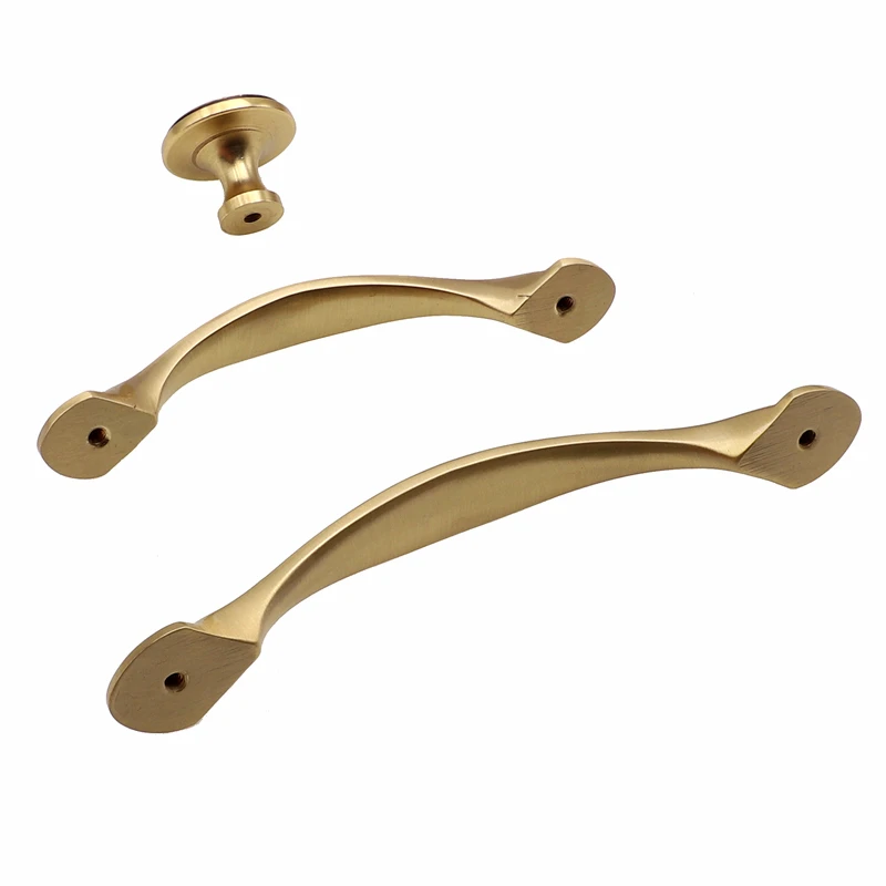 QVWN различные стили твердая латунь ручки шкафа и кухонные для ящика выдвижной