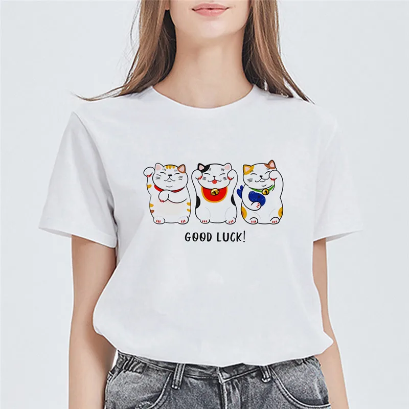 Новое поступление женская футболка LUSLOS летние женские футболки с коротким