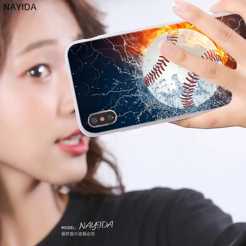 Мягкий силиконовый чехол для Samsung Galaxy S21 S20 Ultra 5G S10 Lite S9 Plus Fe S8 S7 Бейсбольного