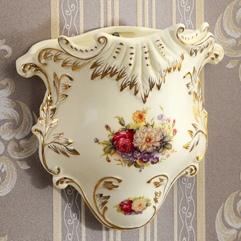 8 inch vase Европейская фарфоровая ваза цвета слоновой кости современная керамика Цветочная ваза комната кабинет Прихожая домашнее украшение для свадьбы подарок - Цвет: 8 inch vase