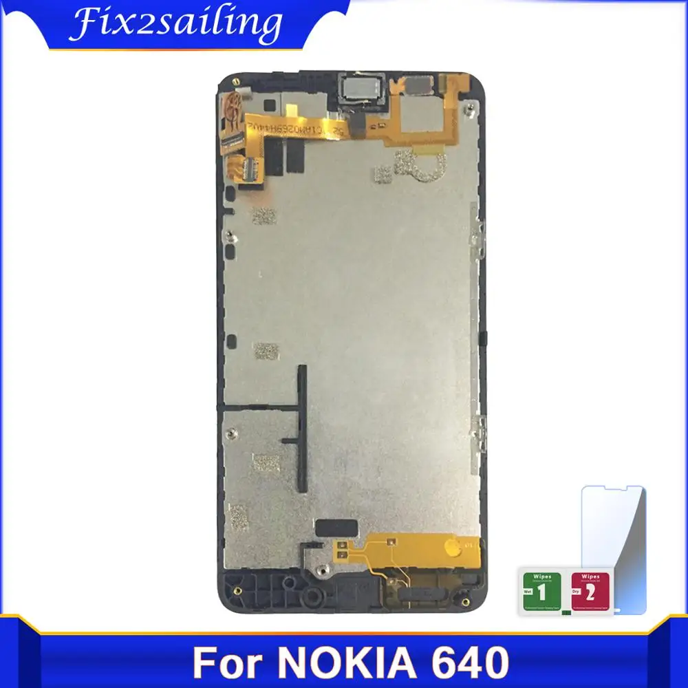 Оригинальный 5 0 дюймовый ЖК дисплей для NOKIA Lumia 640 сенсорный экран дигитайзер