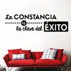 Испанские цитаты, наклейки на стену, декор для спальни, романтические наклейки, настенные фразы, французские наклейки RU151