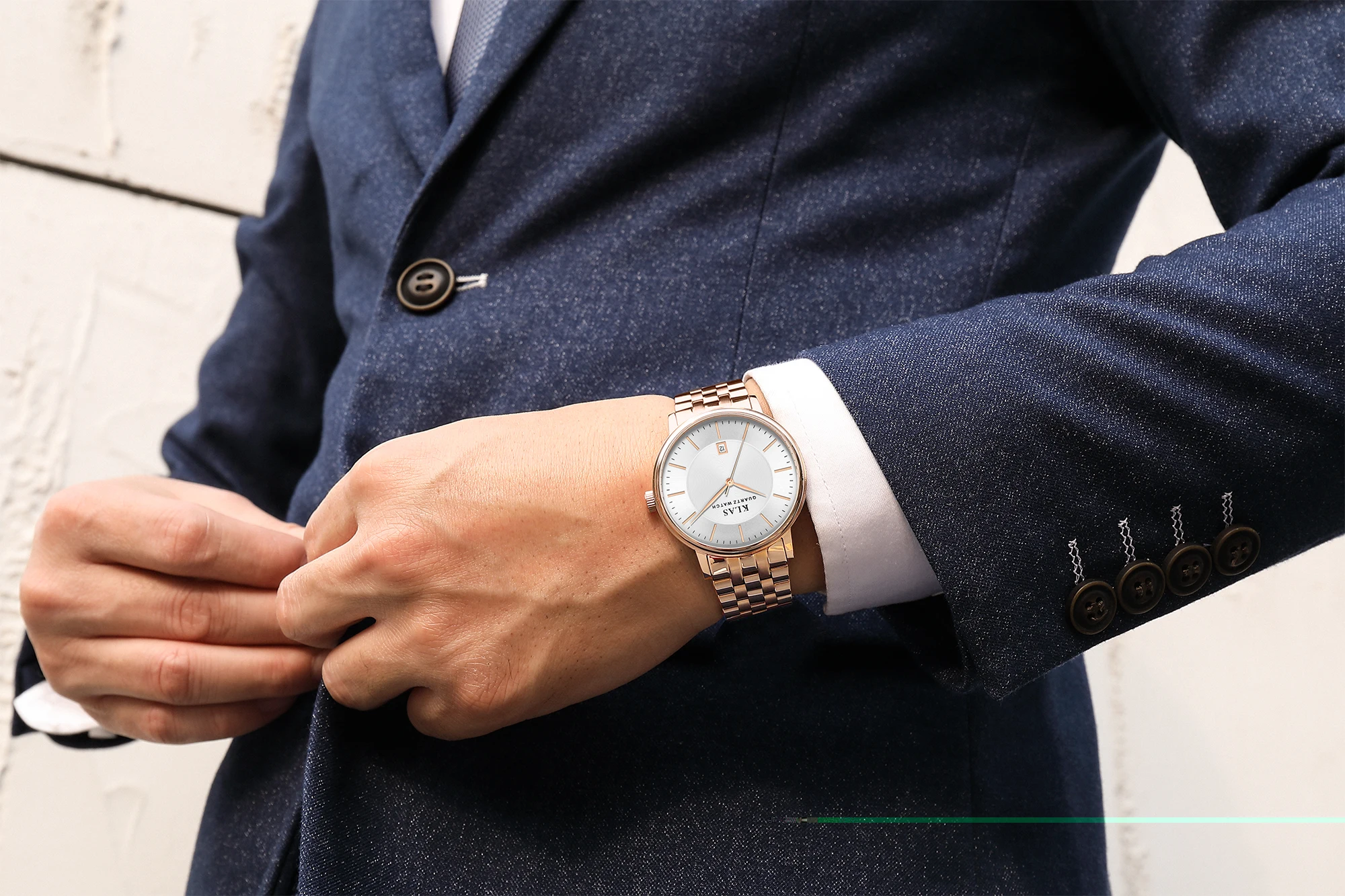 2021 Men  Fashion Clock men Wrist Watch KLAS brand