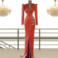 cocktail dresses 2021 women%e2%80%98s long sleeve formal gowns arabic party female clothing celebrity dress custom made cxf35