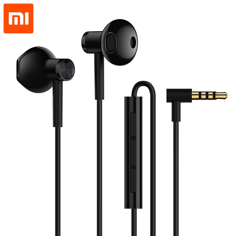 Оригинальные гибридные наушники Xiaomi с двумя басами 3 5 мм Универсальные