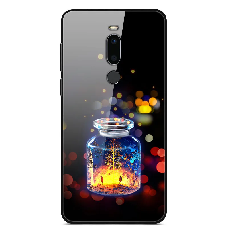19 Чехол для Meizu M8, закаленное стекло, жесткая задняя крышка для Meizu M8 M 8, мягкий чехол для телефона, бампер для MeizuM8, защитный чехол 5,7 дюйма - Цвет: 19
