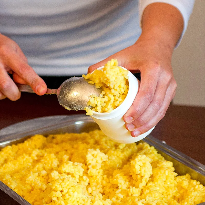 

Hot DIY Sushi Mold Onigiri Rice Ball Food Press Sushi Maker Mold Meat Baller Maker DIY Round Shape Kitchen Accessories